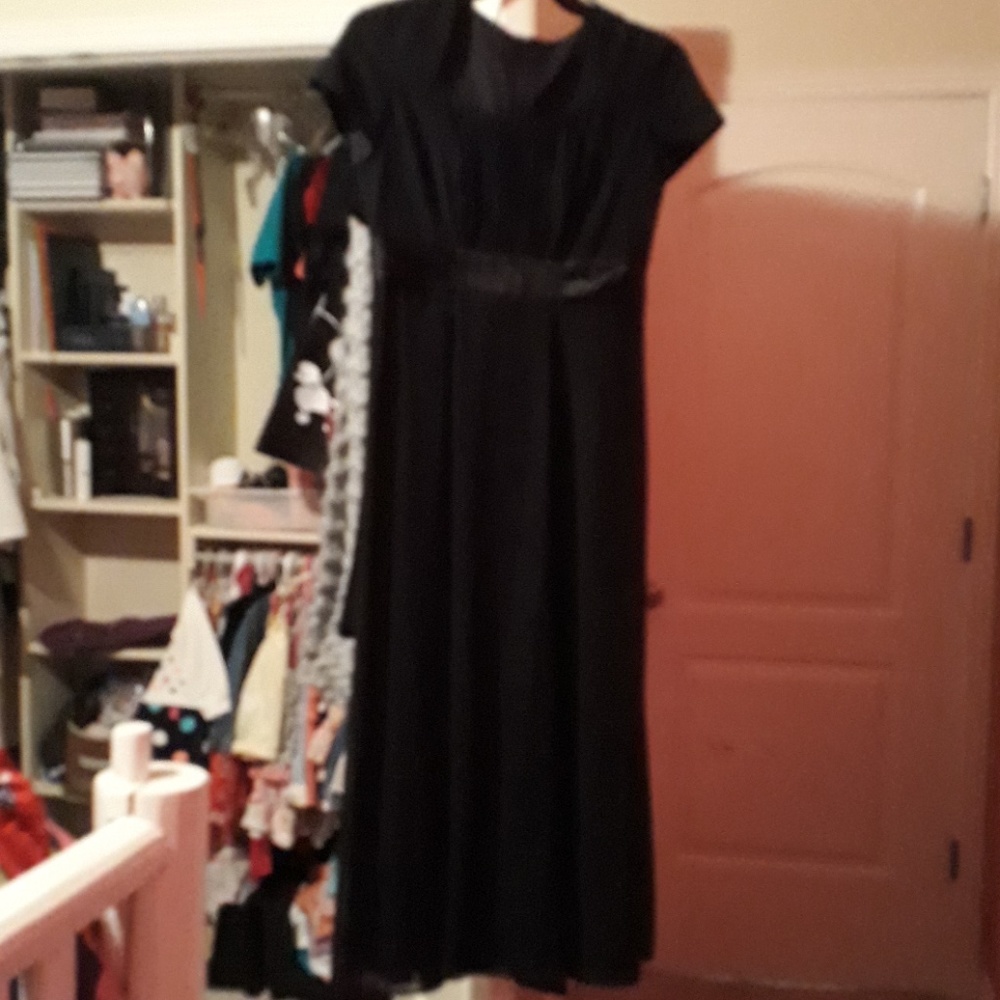 Formal black long dress